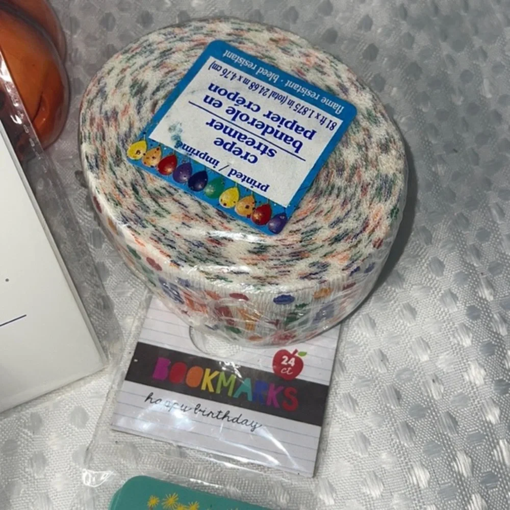 Happy Birthday GOODIE PACK NEW Scratch Off/Bookmarks/fill In Blanks/ Streamer.
